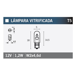 LAMPARA 12V1.2W