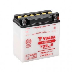 BATERIA MOTO YUASA YB9L-B DRY CHARGED (SIN ELECTROLITO)